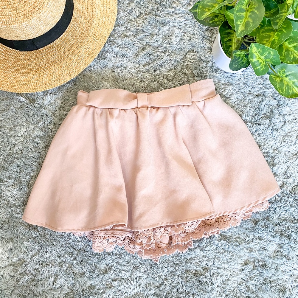 Emsexcite Pink Nude Mini Skort Medium